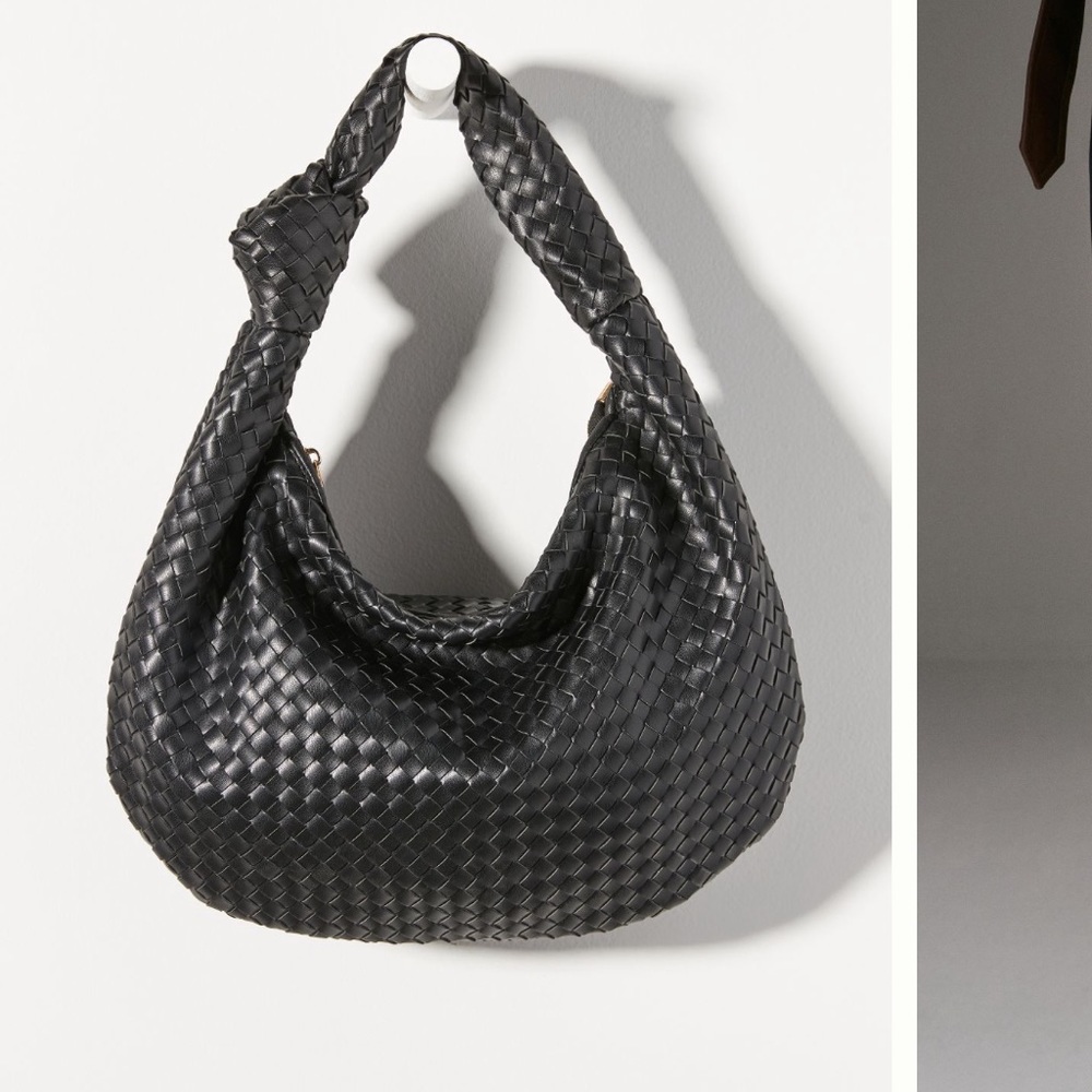 Melie Bianco Brigette Large Satchel in Black